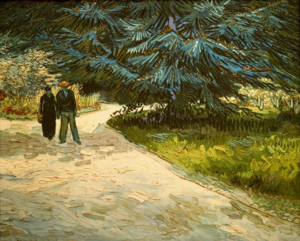 Couple in the Park of Arles The Poet's Garden III